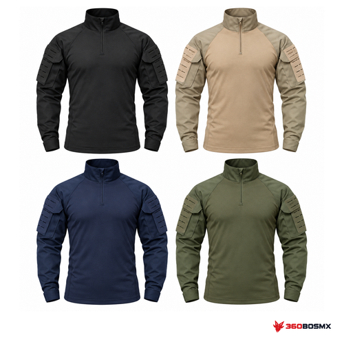 Camisa táctica rápida de algodón — Modelo 51 en colores disponibles