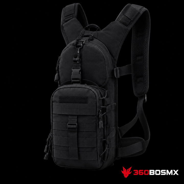 Mochila de Hidratación Táctica GJP G08SD 3 L – Negro – 360BOSMX