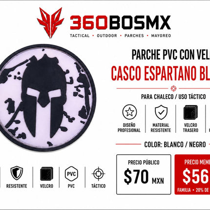 Parche PVC c/ Velcro Espartano