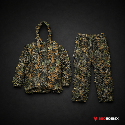 Traje Ligero de Camuflaje Tipo Hojas BB-3 - Selva