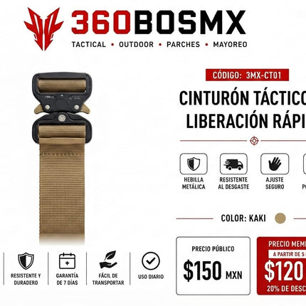 Cinto Tactico Liberacion Rapida