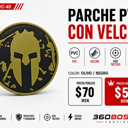 Parche PVC  c/ Velcro