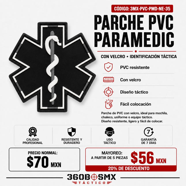 Parche PVC Paramedico
