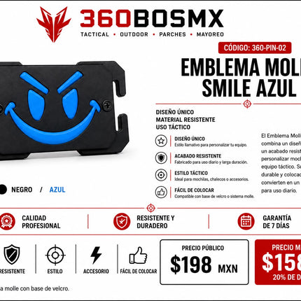 Emblema Tactico Sistema Molle M