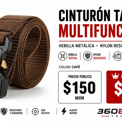 Cinturon Tactico Multifuncional