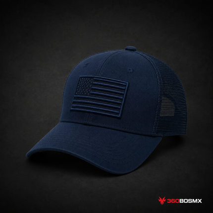 Gorra con Bandera USA MZ102 - Azul