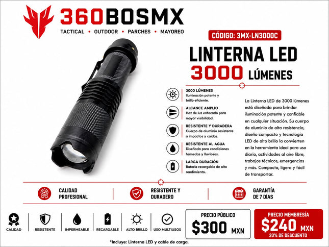 Lampara Led Recargable
