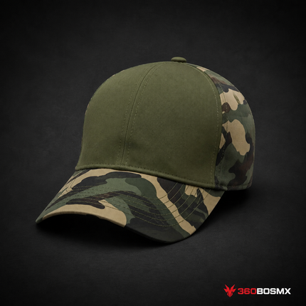 Gorra Militar con Visera Camuflada MZ-011 - Verde