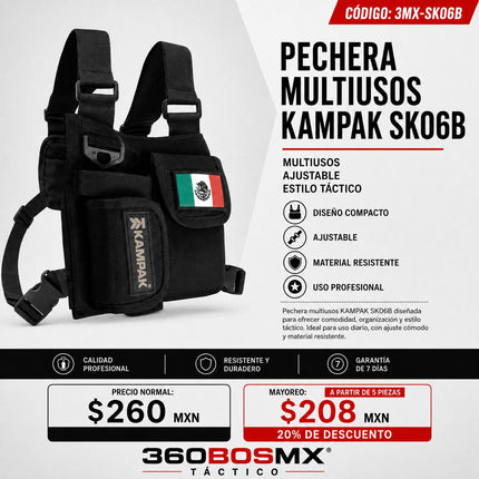 Pechera KAMPAK Negro