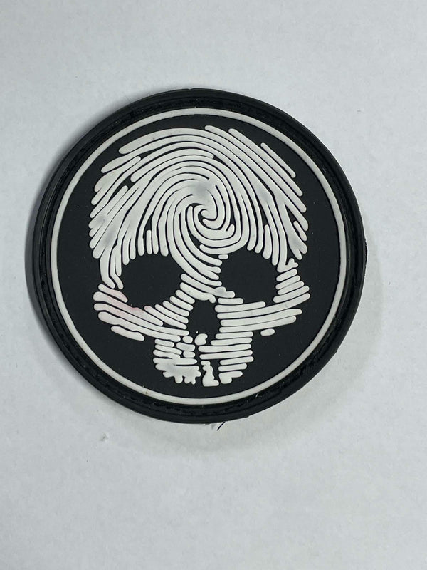 parche pvc c/velcro calavera 	XX0738	37