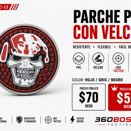Parche PVC  c/ Velcro