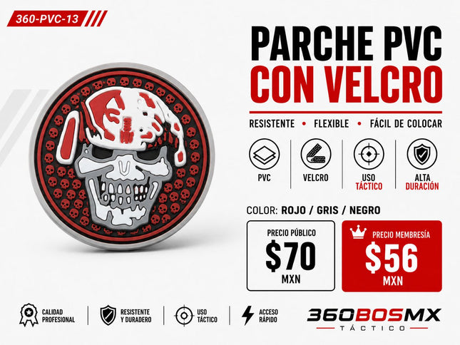 Parche PVC  c/ Velcro