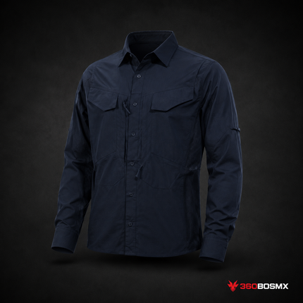 Camisa Táctica Transpirable GJP-055 - Azul - Talla L