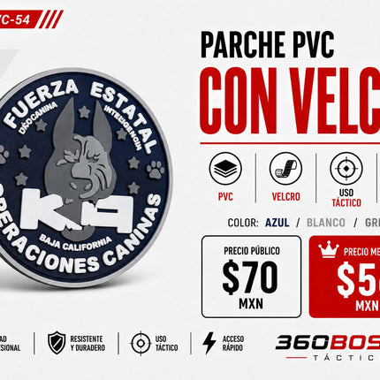Parche PVC  c/ Velcro
