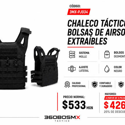 Chaleco Tactico Airsoft