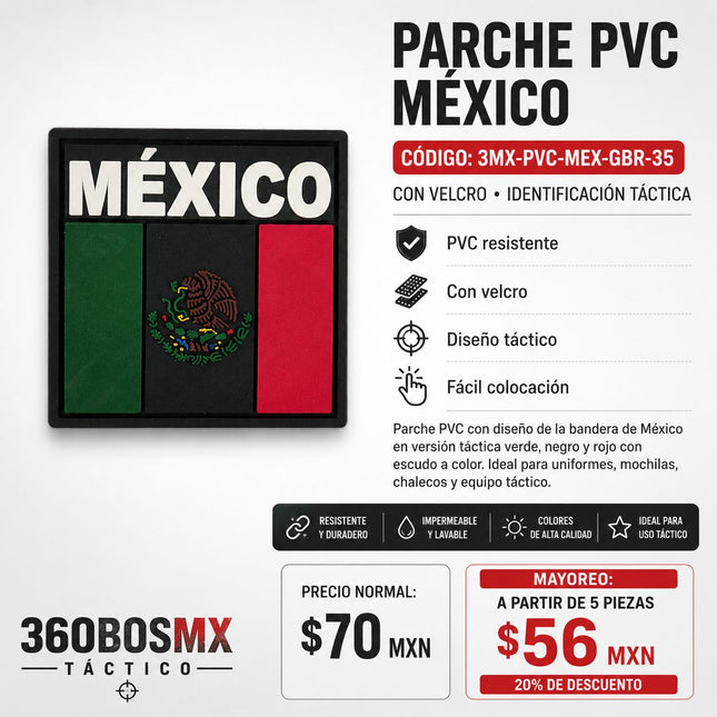 Parche PVC Bandera