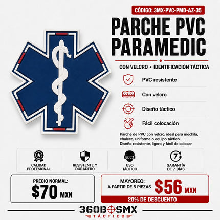 Parche PVC Paramedico