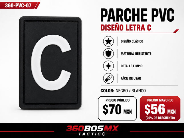 Parche PVC  c/ Velcro