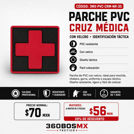 Parche PVC Paramedico