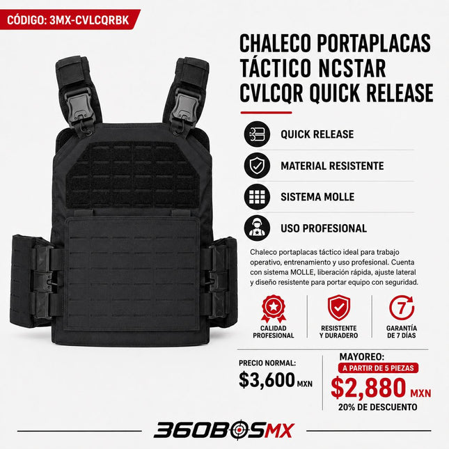 Chaleco Tactico Porta Placas