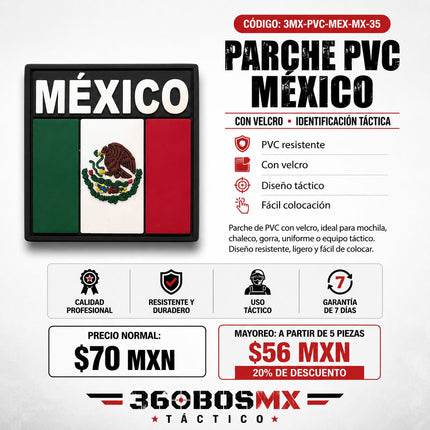 Parche PVC Bandera