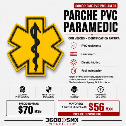Parche PVC Paramedico