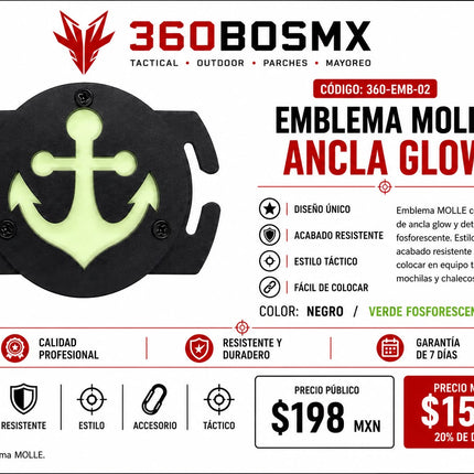 Emblema Tactico Sistema Molle M