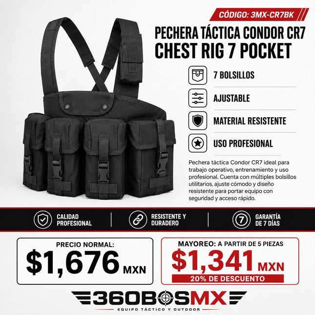 Pechera Porta Cargadores