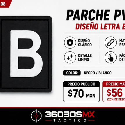 Parche PVC  c/ Velcro