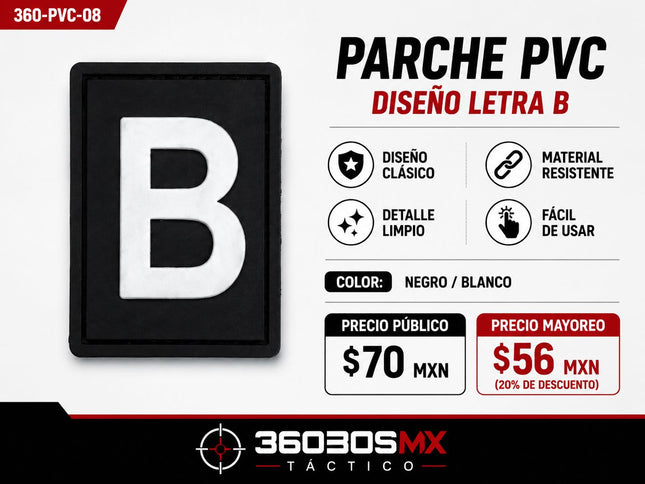 Parche PVC  c/ Velcro