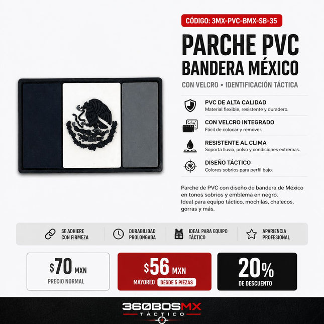 Parche PVC Bandera