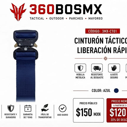 Cinto Tactico Liberacion Rapida
