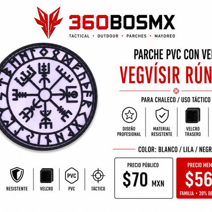 Parche PVC c/ Velcro Viking
