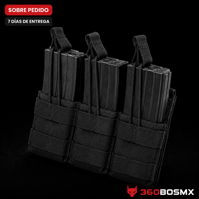 SOBREPEDIDO Condor MA44 Triple Stacker MOLLE Open Top Mag Pouch MP