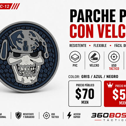 Parche PVC  c/ Velcro