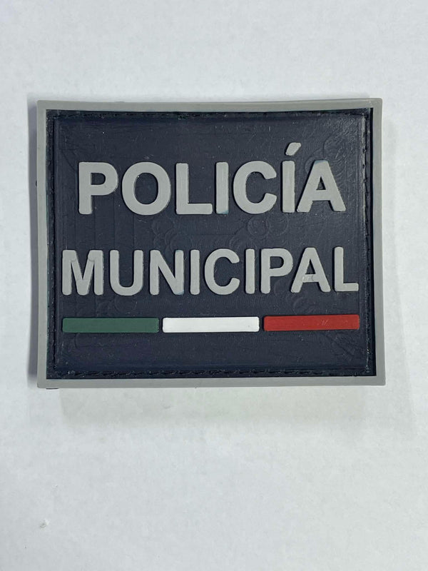 parche pvc c/velcro policia municipal 	XX0731	37