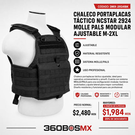 Chaleco Tactico Porta Placas