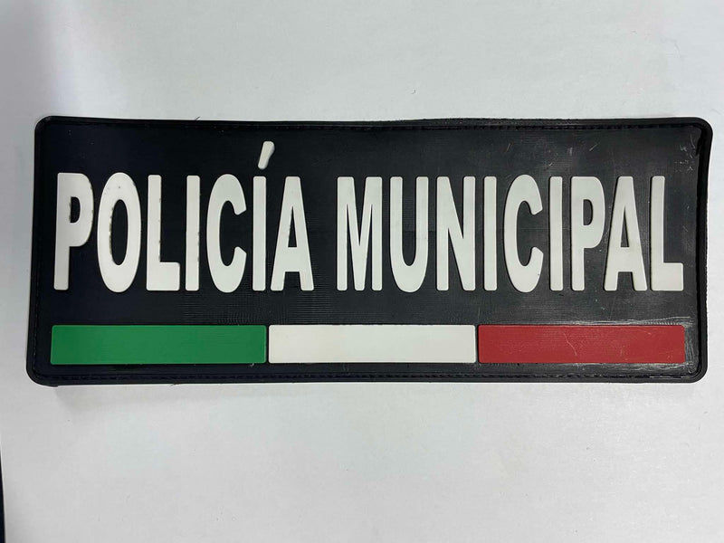 parche pvc c/velcro policia municipal	XX0710	72,5