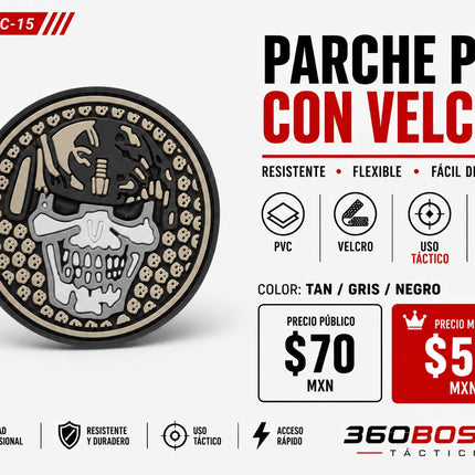 Parche PVC  c/ Velcro