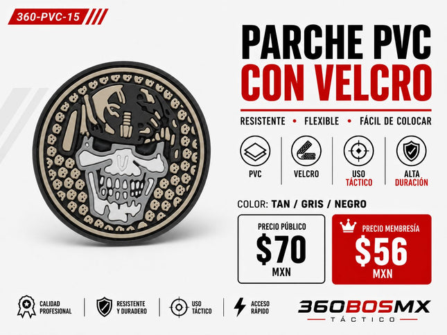 Parche PVC  c/ Velcro