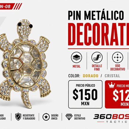Pin Metalico Decoracion