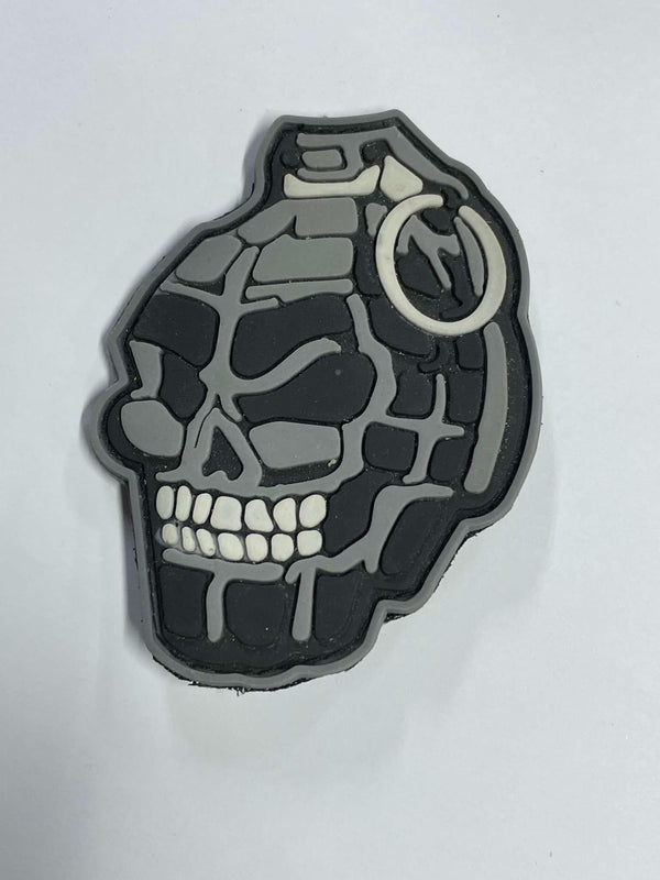 parche pvc c/velcro calavera 	XX0784	37