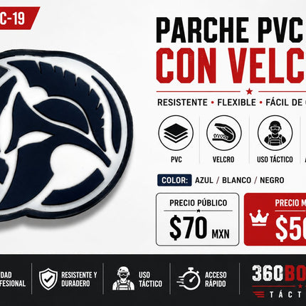 Parche PVC  c/ Velcro