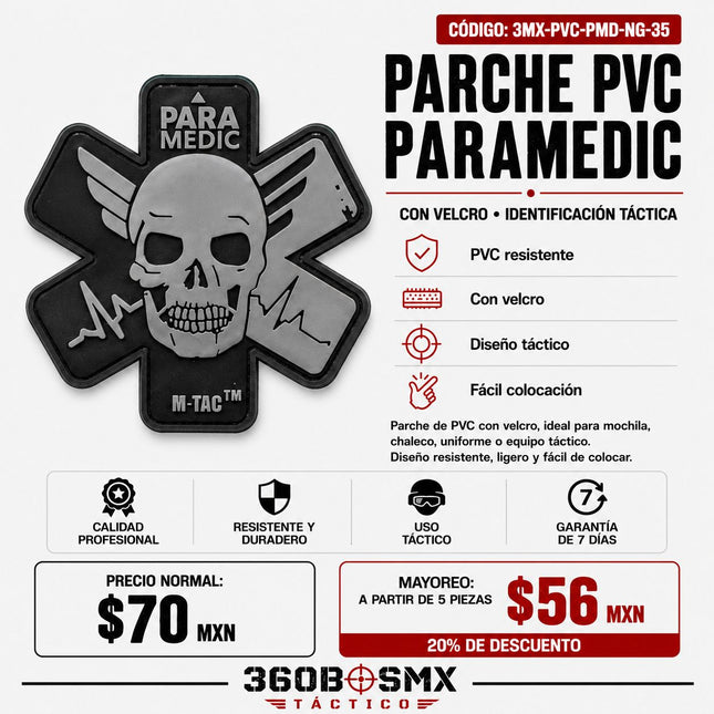Parche PVC Paramedico