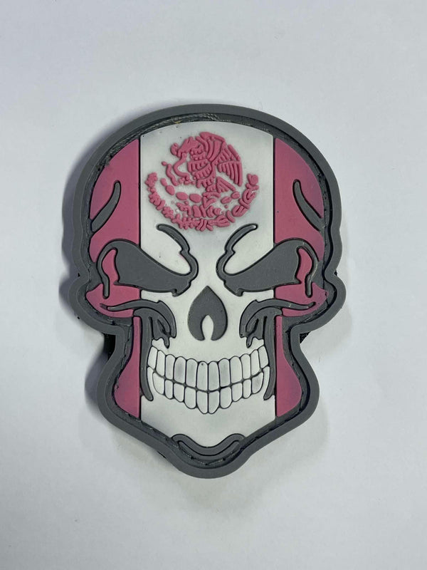 parche pvc con velcro calavera 	XX0633	37