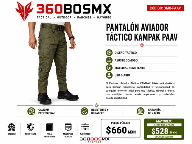 Pantalon Tactico Aviador