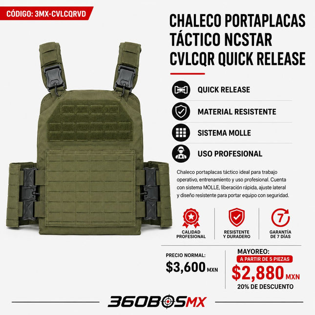 Chaleco Tactico Porta Placas M