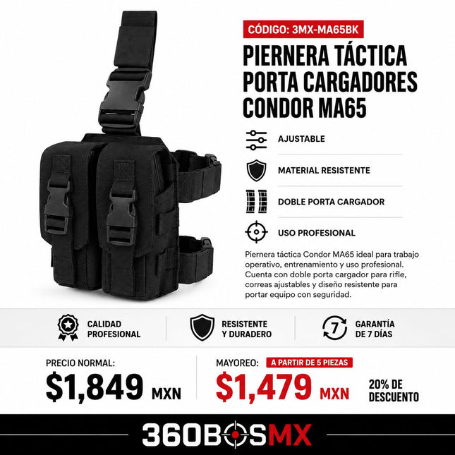 Porta Cargador Piernera M