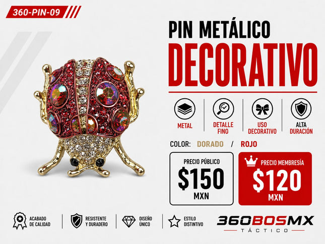 Pin Metalico Decoracion
