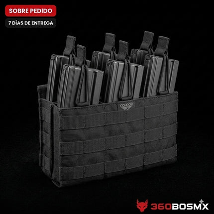 SOBREPEDIDO Condor MA44 Triple Six Stacker MOLLE Open Top Mag Pouch
